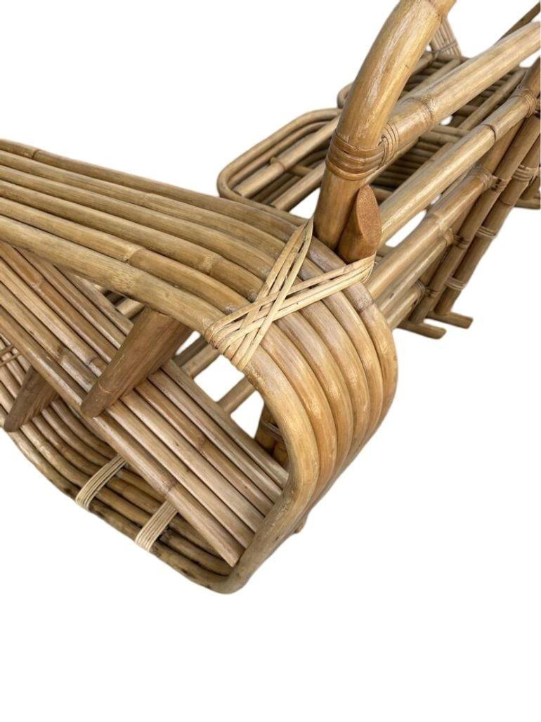 Restored Six-Strand Square Pretzel Sofa & Lounge Chair Livingroom Set - 15