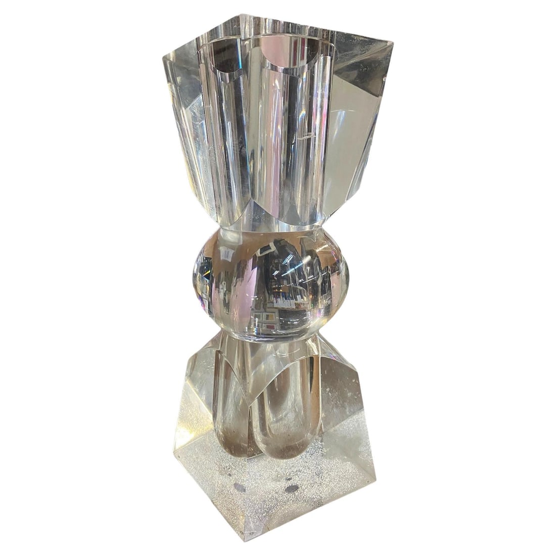 Large Vintage Hand Sculpted Vase by Charles Hollis Jones.: Title: Large Vintage Hand Sculpted Vase by Charles Hollis Jones. Description: Introducing a masterpiece for your space – the Large Hand Sculpted Vase by Charles Hollis Jones, crafted from