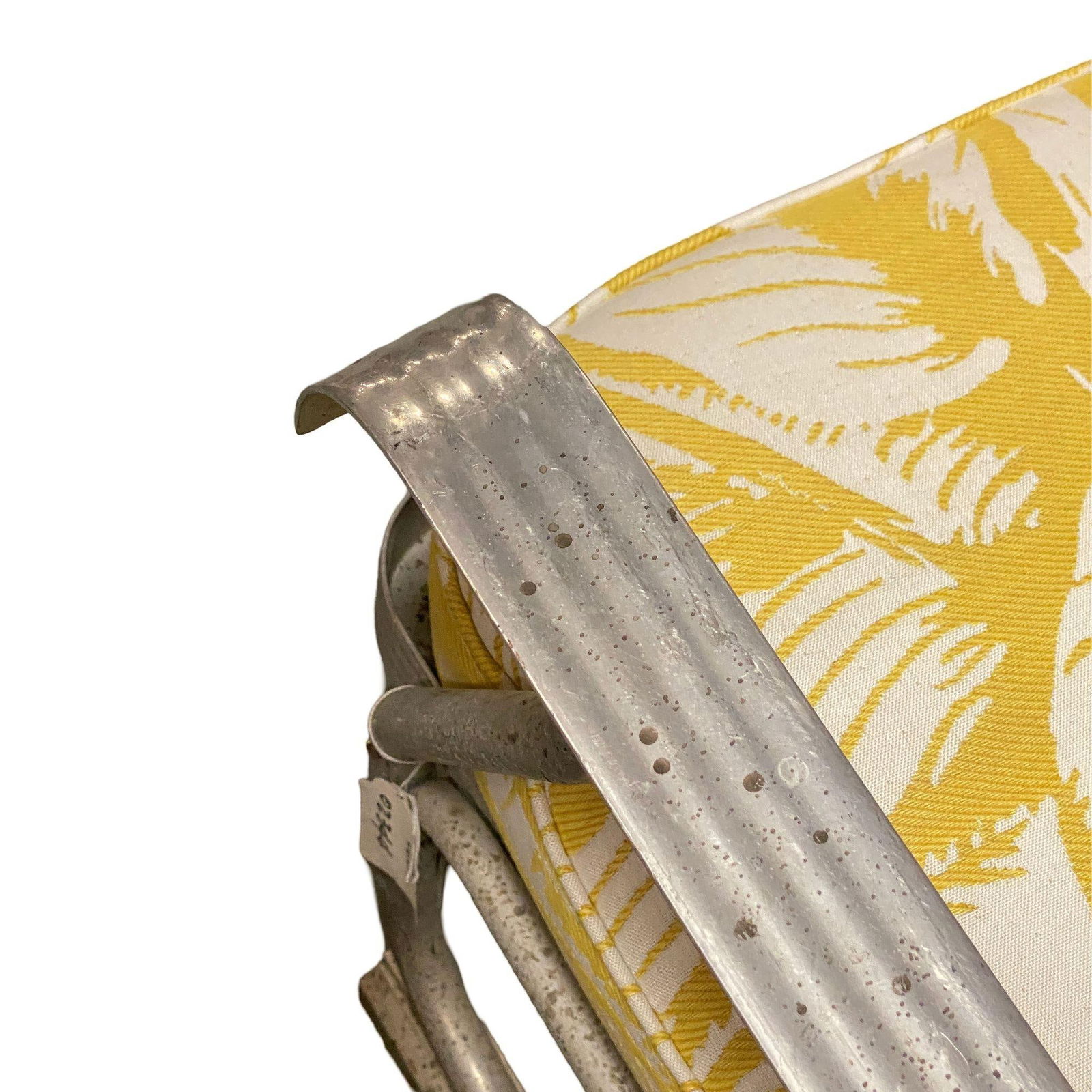 Mid-Century Aluminum Patio/Outdoor Lounge Chair w/ Ski Legs - 5