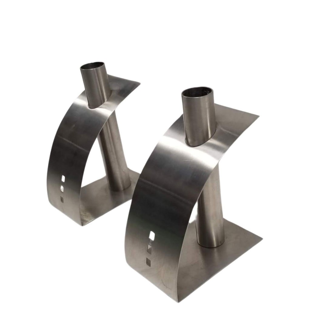 Vintage Arch Candlestick holders by ZACK - Pair - 4