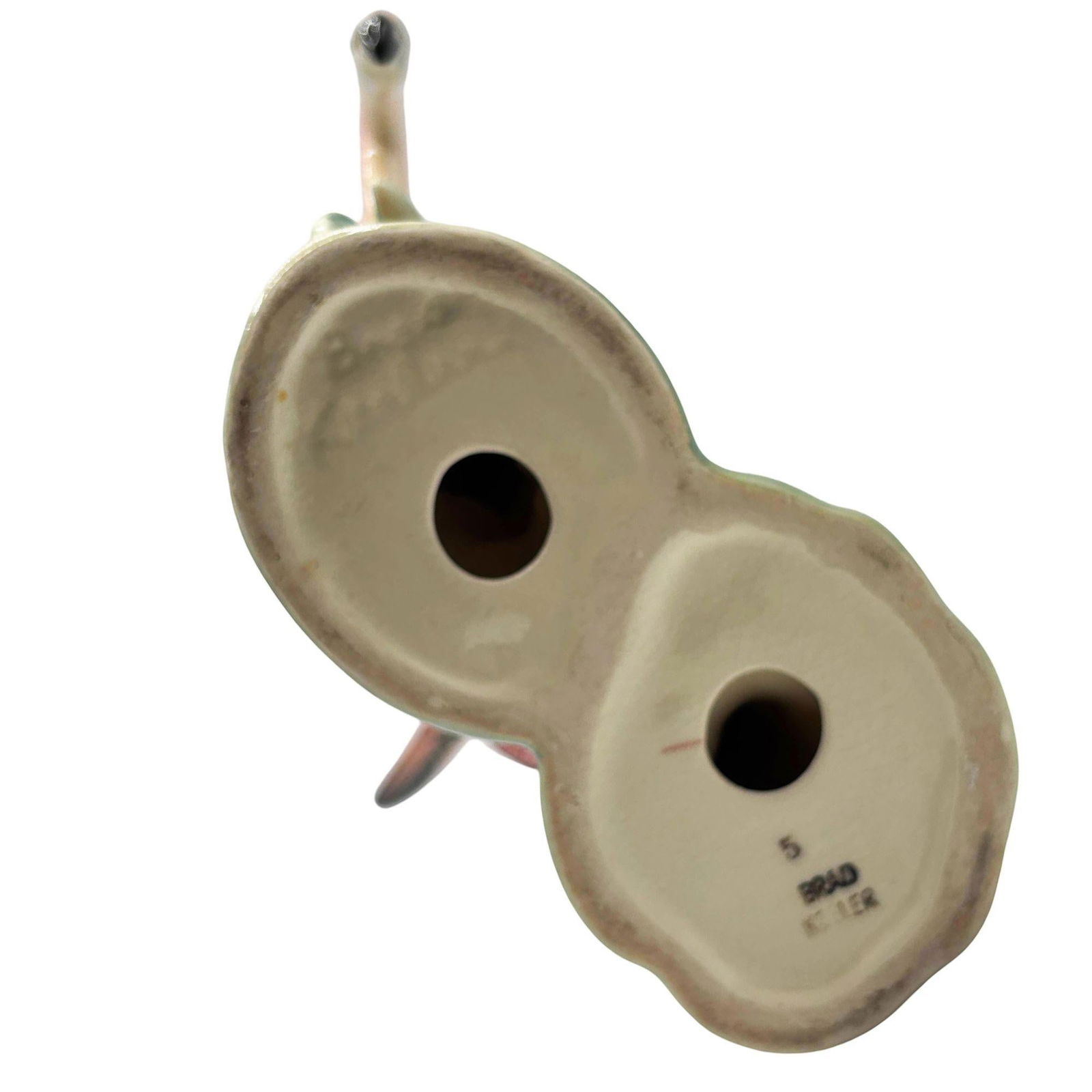 Rare Mid-Century Double Pink Flamingo Ceramic Tabletop Statue By Brad Keeler - 5