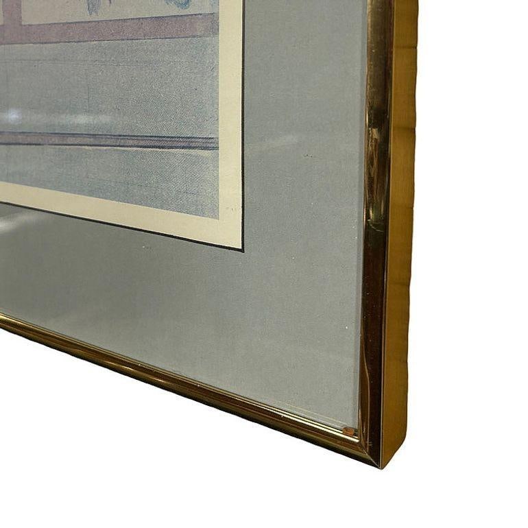 1977 Mary Cassatt In the Omnibus New York Library Art Gallery Poster, Framed - 6