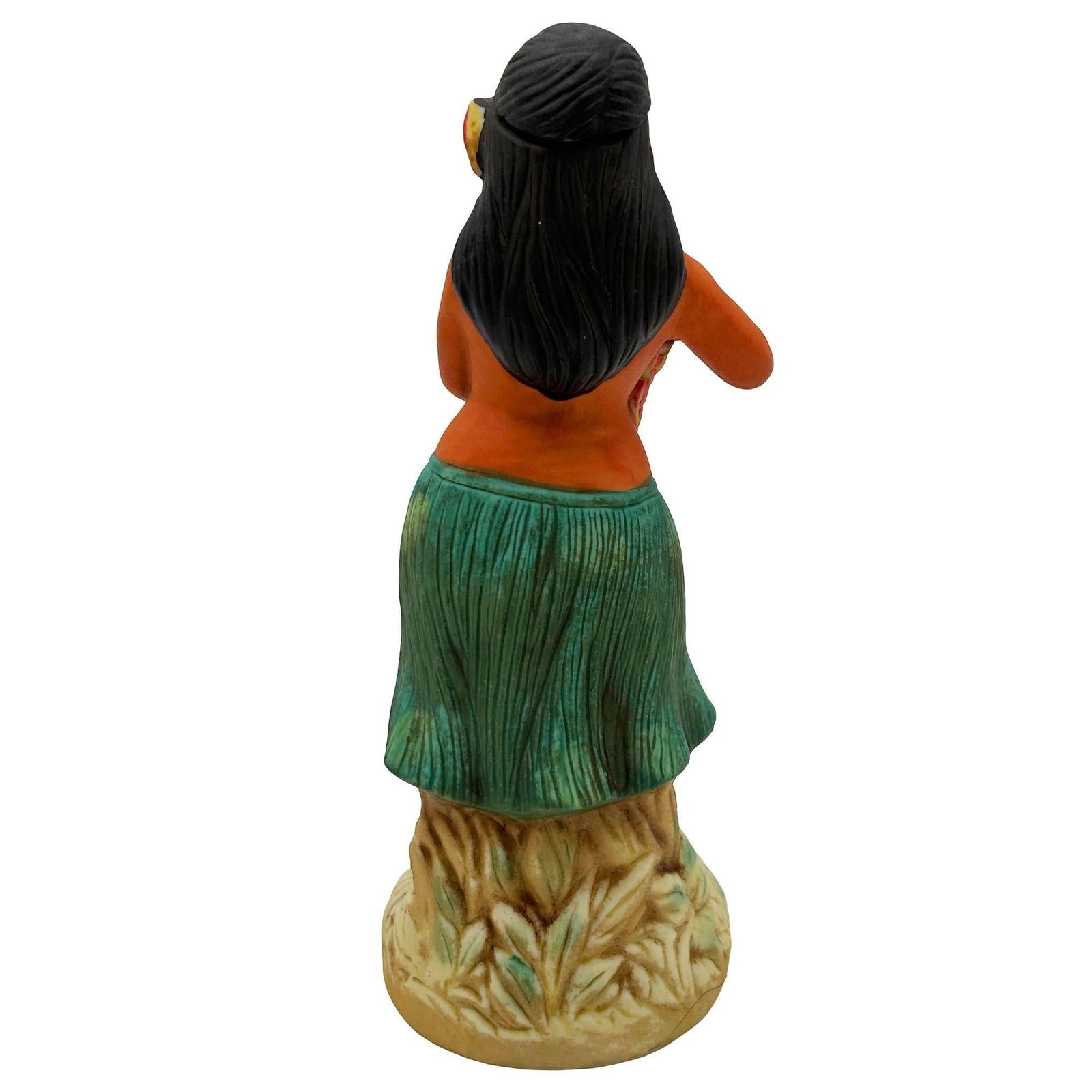 Hawaiian Distilleries Ceramic Hula Girl Dancer Rum Decanter Bottle 1976 - 12