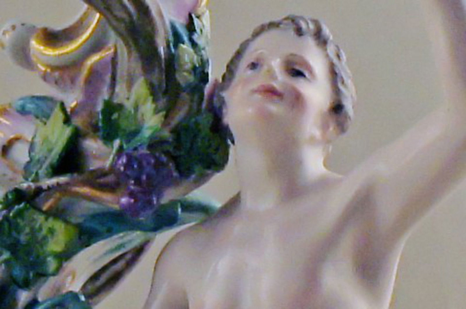 Meissen, pair of antique candlesticks. - 8