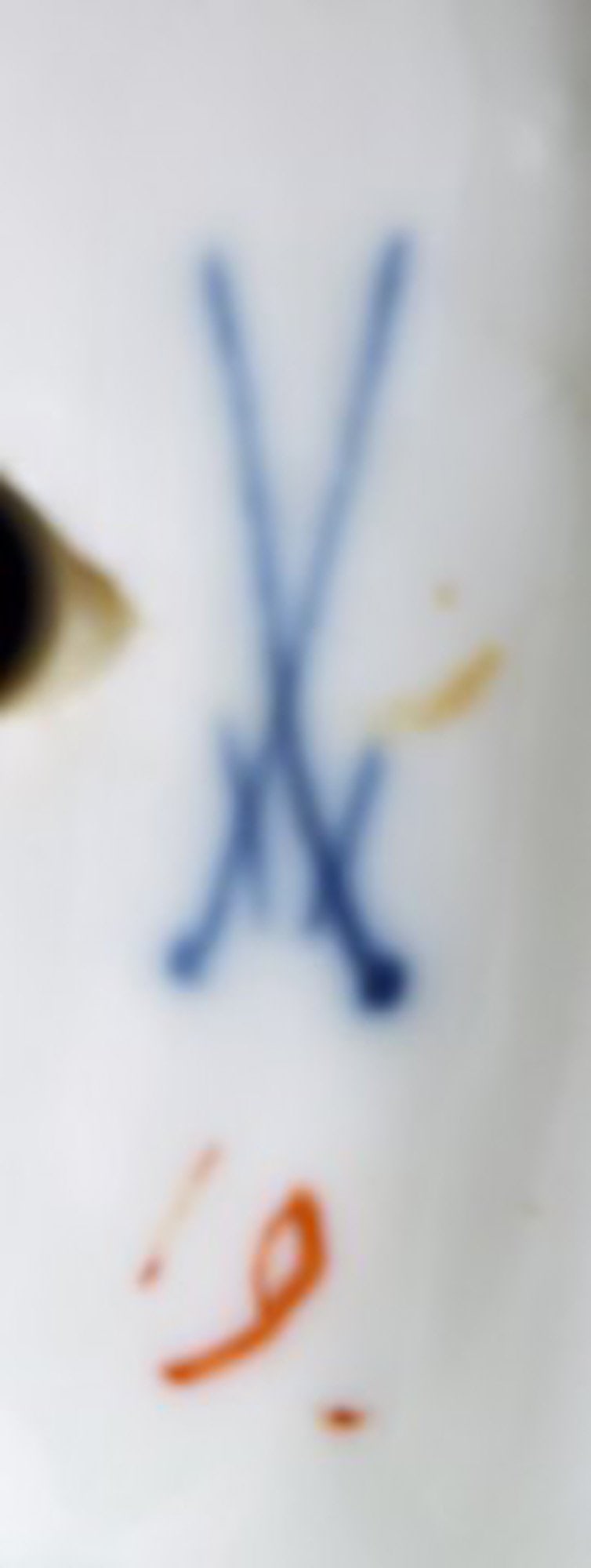 Meissen, pair of antique candlesticks. - 9