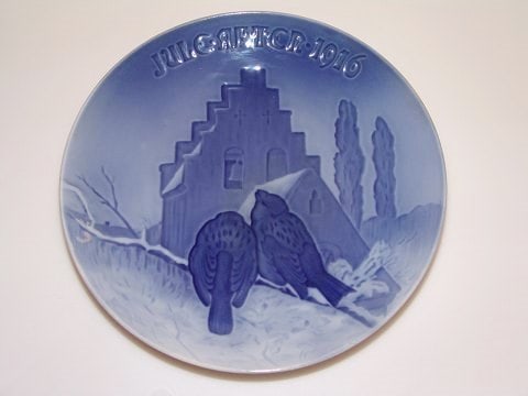 B&G Christmas plates 1911, 1912, 1916, 1921, 1923, 1924. - 2