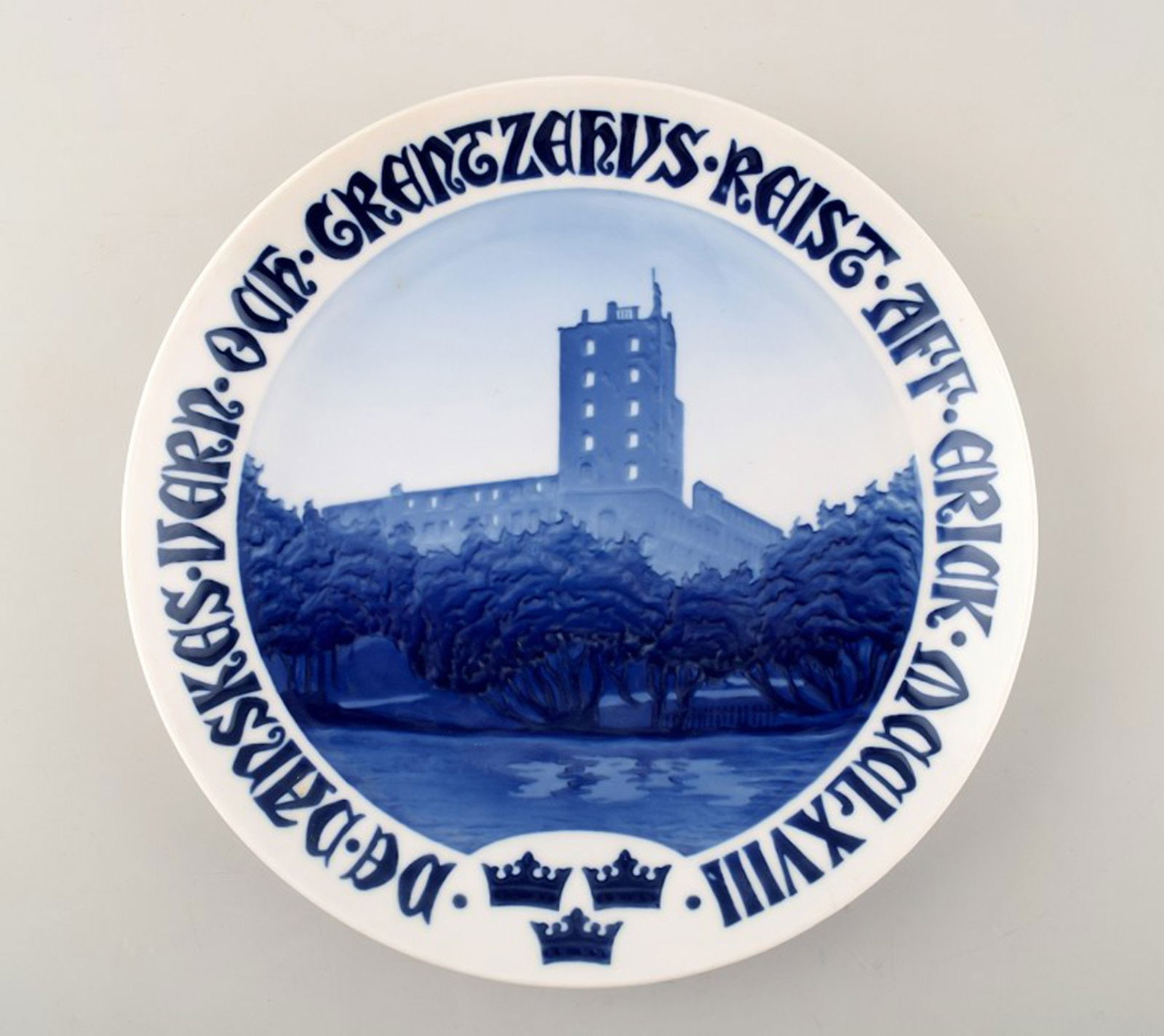 Rare B&G, Bing & Grondahl commemorative / jubilee plate.: Title: Rare B&G, Bing & Grondahl commemorative / jubilee plate. Description: Rare B&G, Bing & Grondahl commemorative / jubilee plate. 22.5 cm. 1st. factory quality. In perfect condition. Reserve: $14