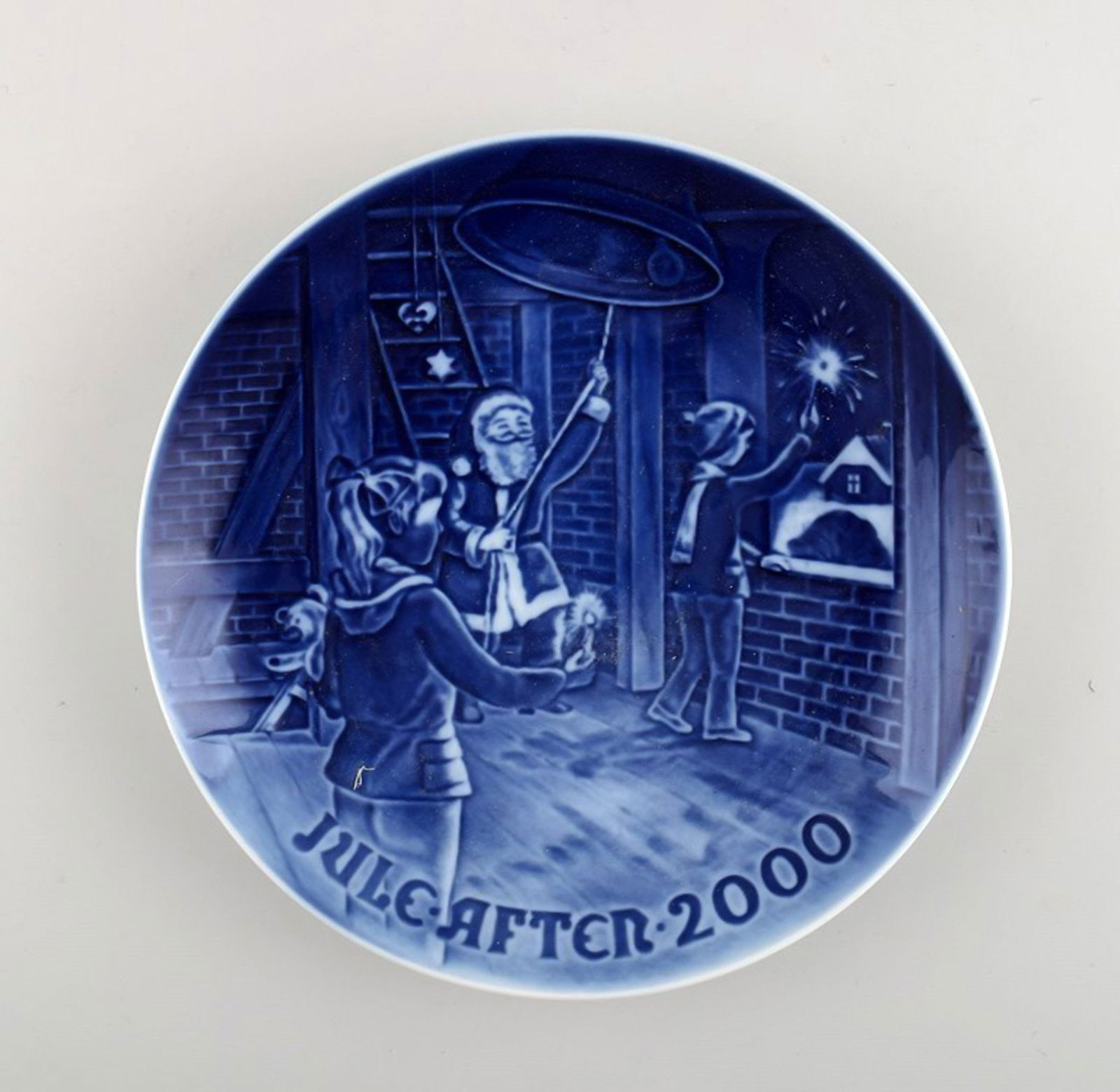 B&G Christmas Plate 2000. "Christmas in the clock tower": Title: B&G Christmas Plate 2000. "Christmas in the clock tower" Description: B&G Christmas Plate 2000. "Christmas in the clock tower" Designed by Jørgen Nielsen. In perfect condition. 1st. factor