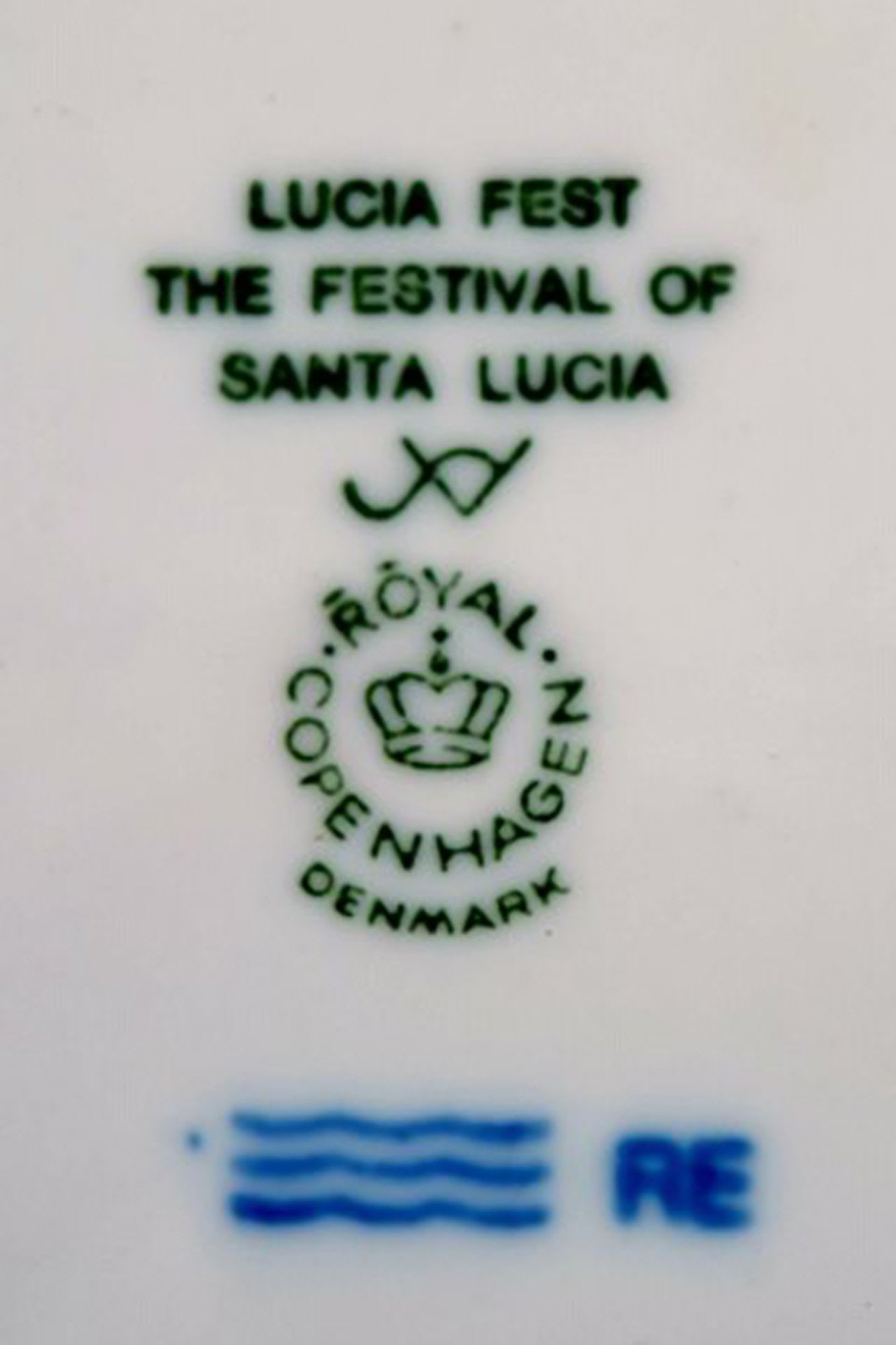 Royal Copenhagen, Christmas plate from 1991. - 4