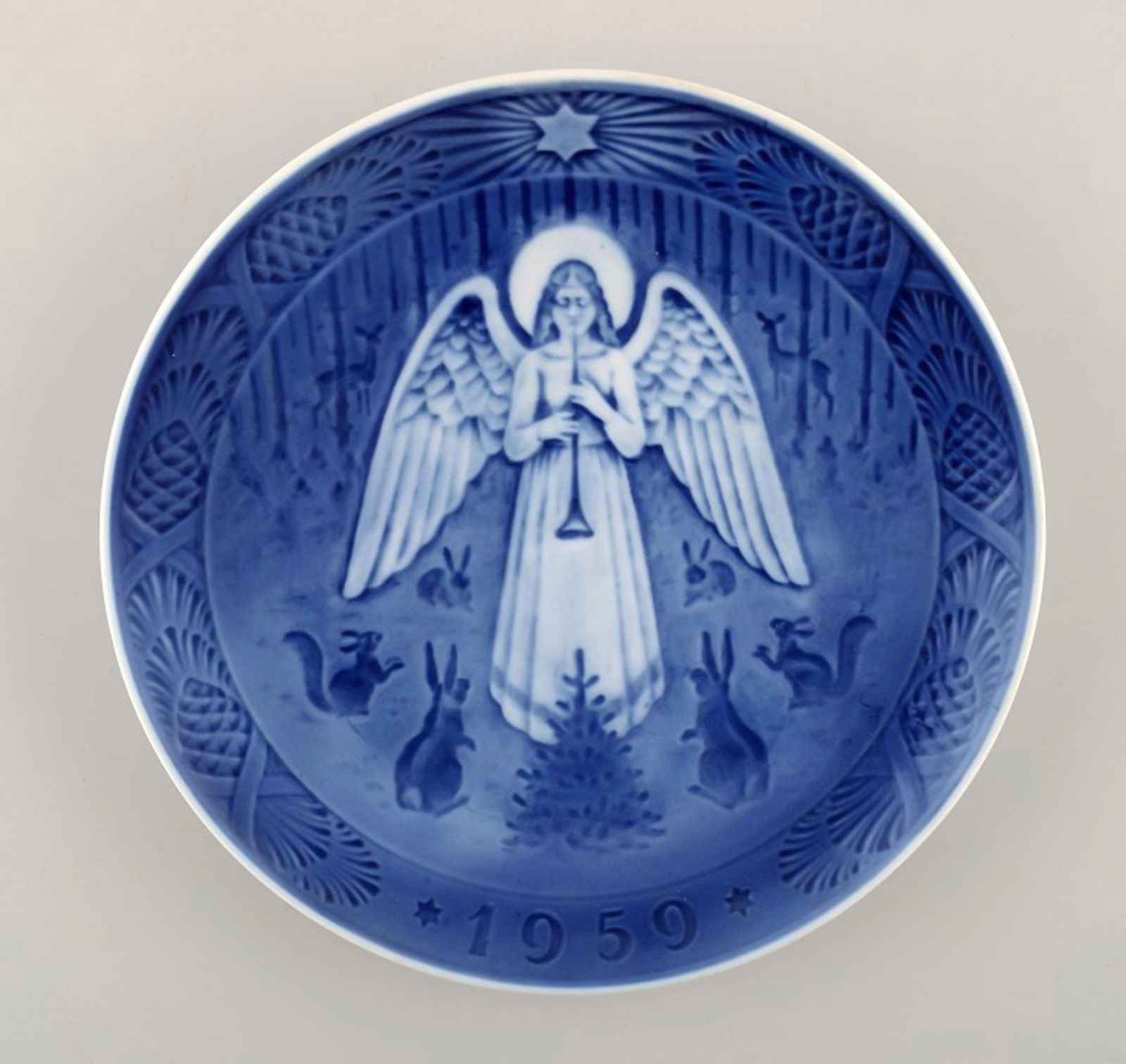 Royal Copenhagen, Christmas plate from 1959.