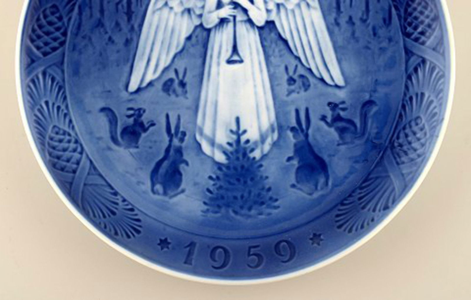 Royal Copenhagen, Christmas plate from 1959. - 3