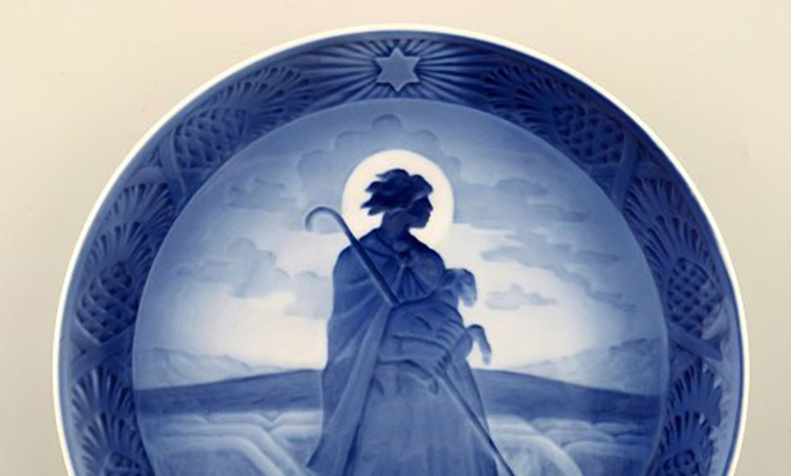 Royal Copenhagen, Christmas plate from 1957. - 2