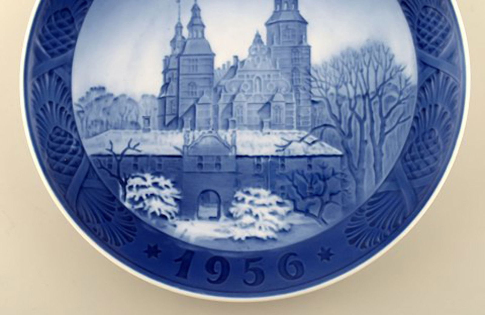 Royal Copenhagen, Christmas plate from 1956. - 3