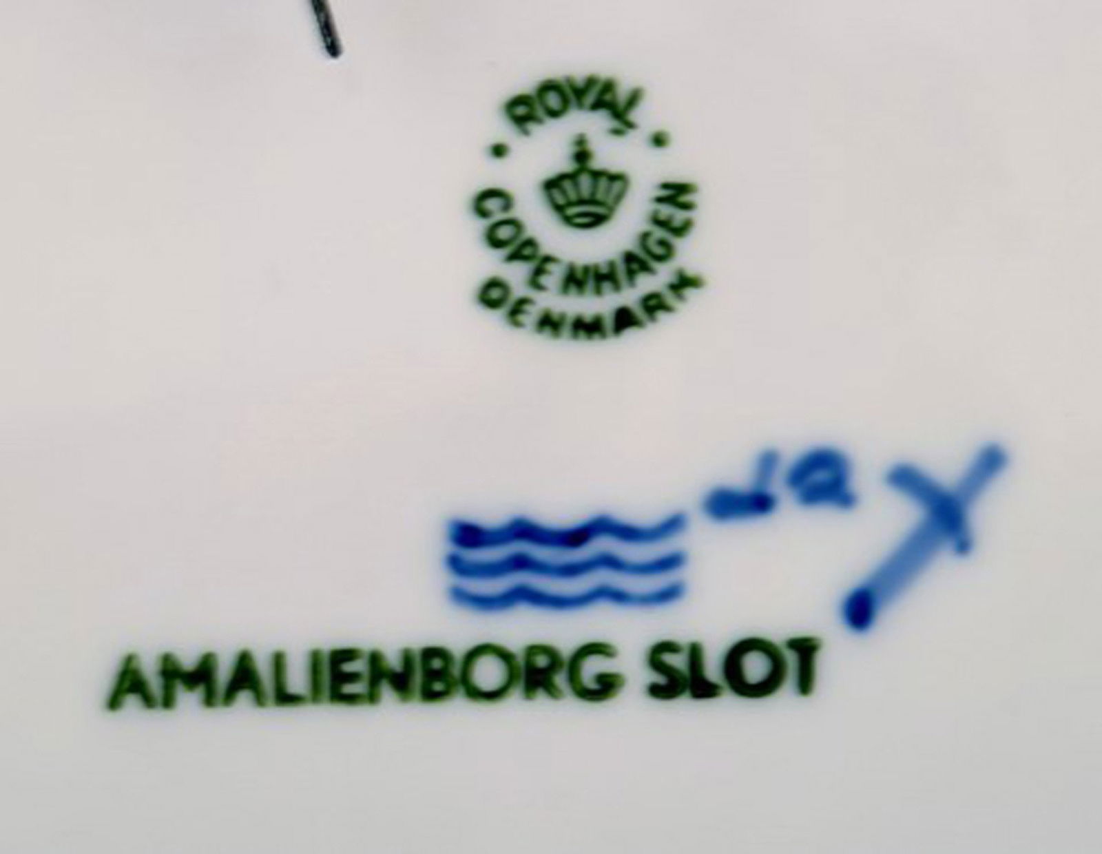 Royal Copenhagen, Christmas plate from 1954. - 4