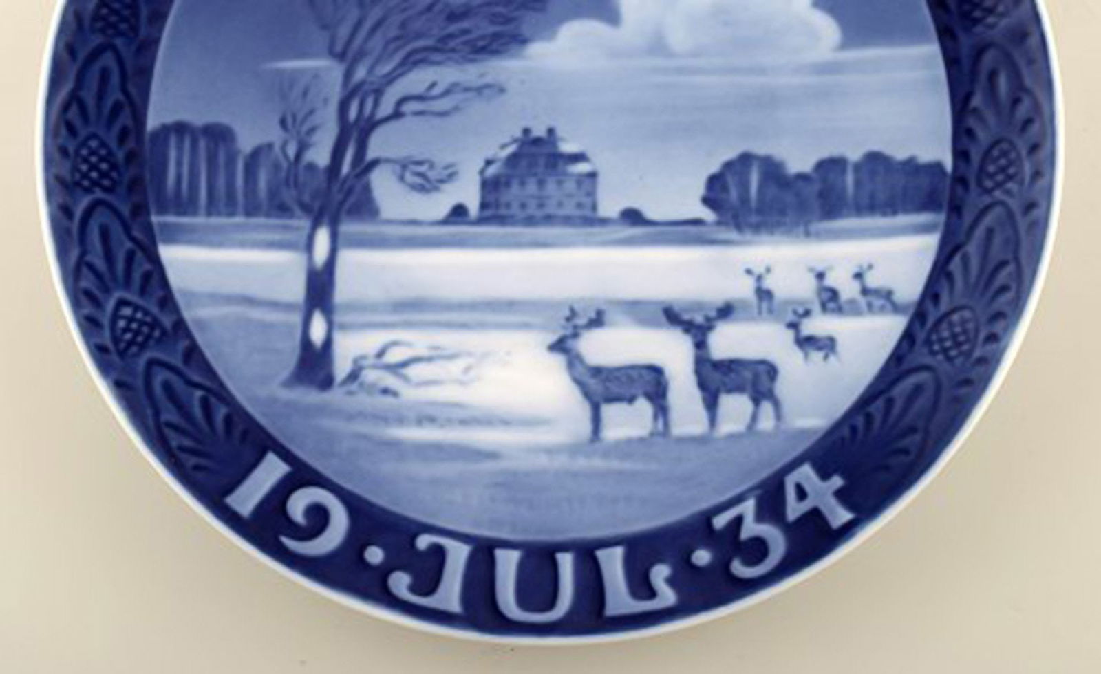 Royal Copenhagen, Christmas plate from 1934. - 3