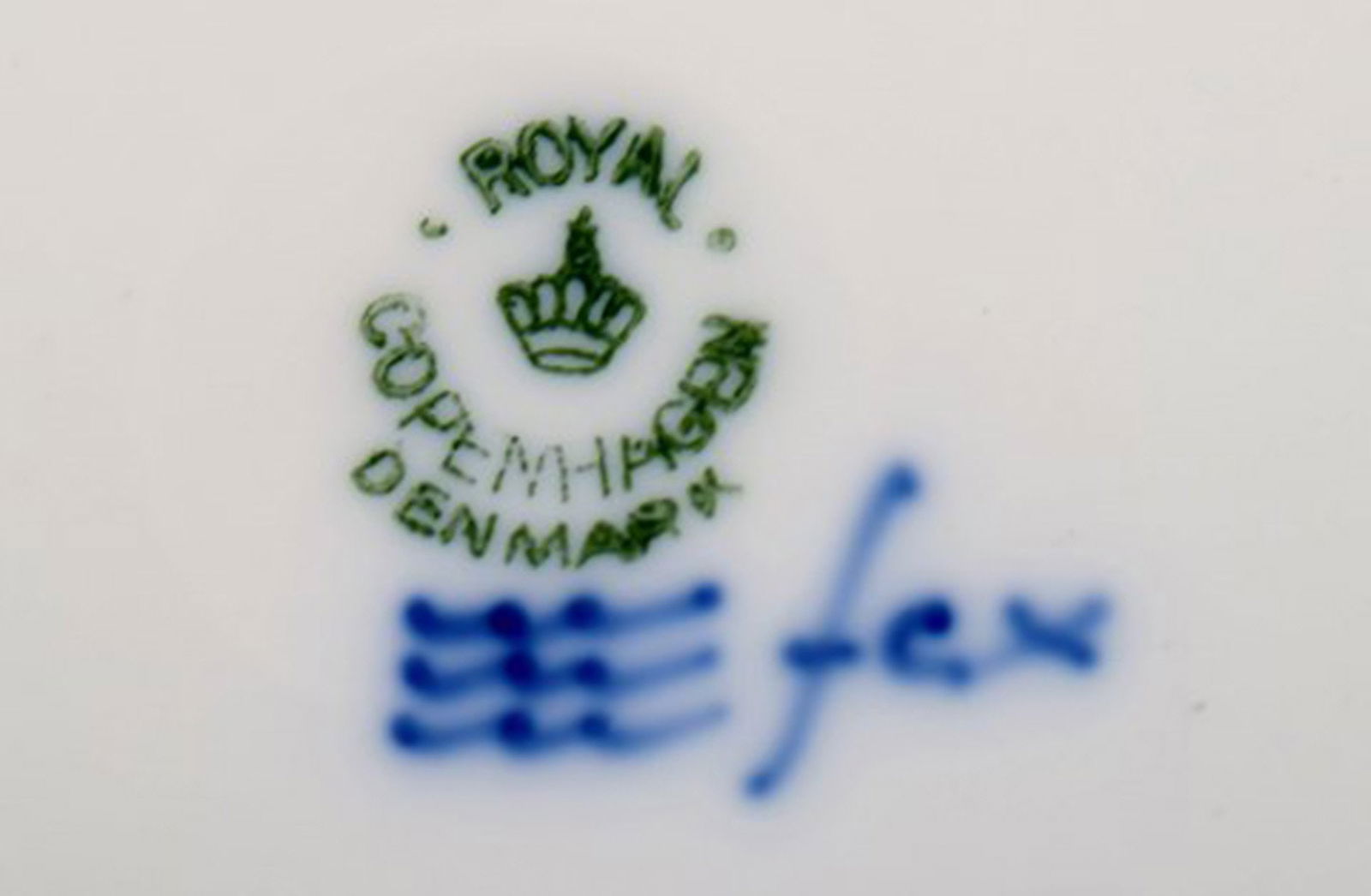 Royal Copenhagen, Christmas plate from 1934. - 4