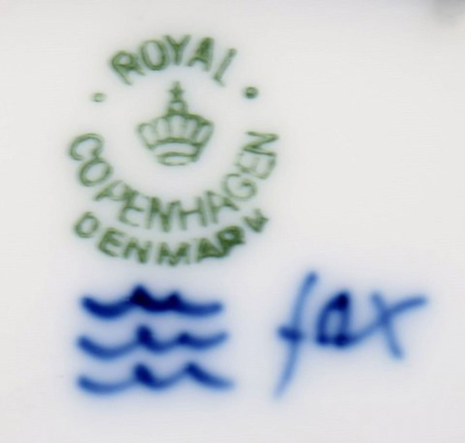 Royal Copenhagen, Christmas plate from 1931. - 4