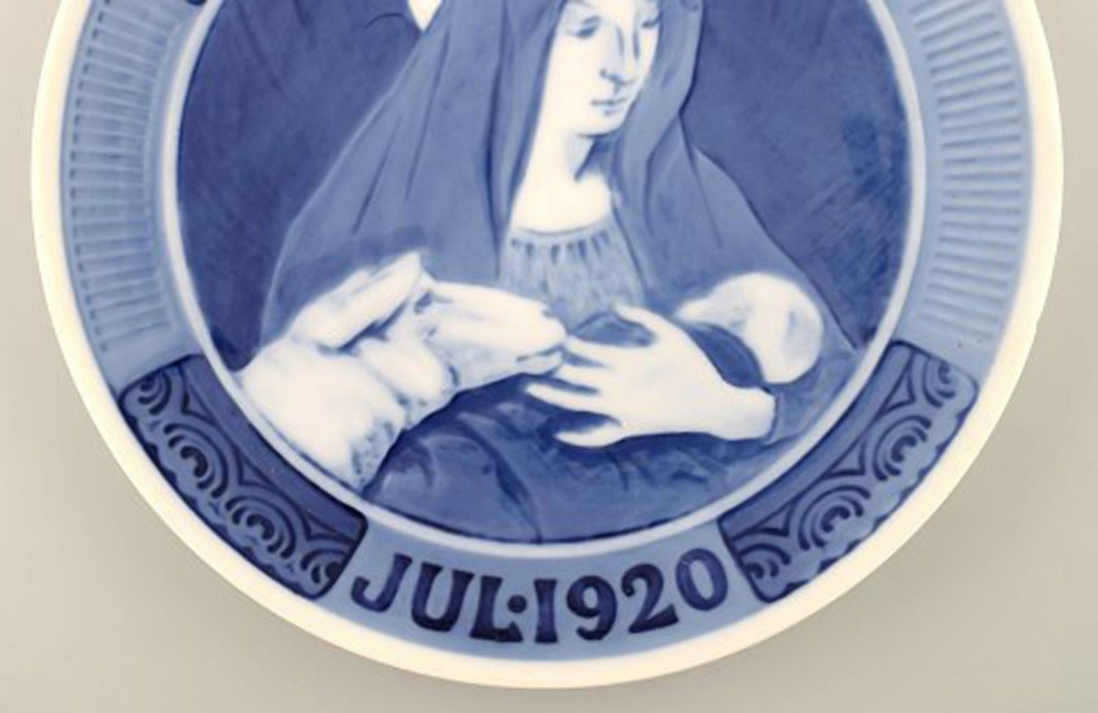 Royal Copenhagen, Christmas plate from 1920. - 3