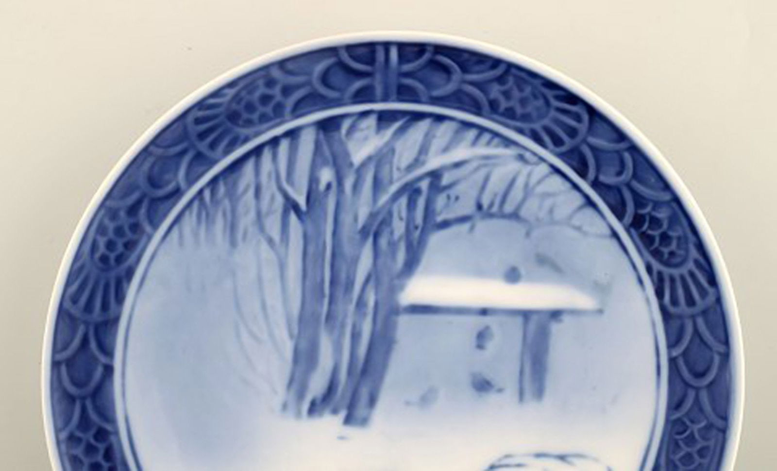 Royal Copenhagen, Christmas plate from 1919. - 2