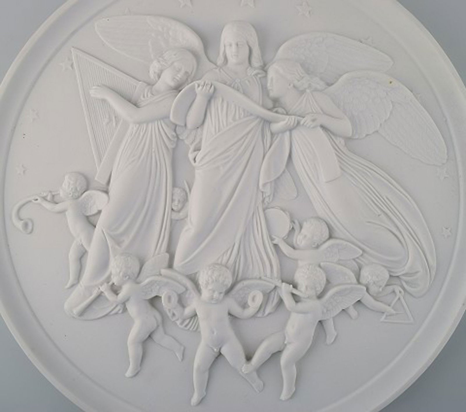 B&G (Bing & Grondahl) biscuit plate after Thorvaldsen. - 2