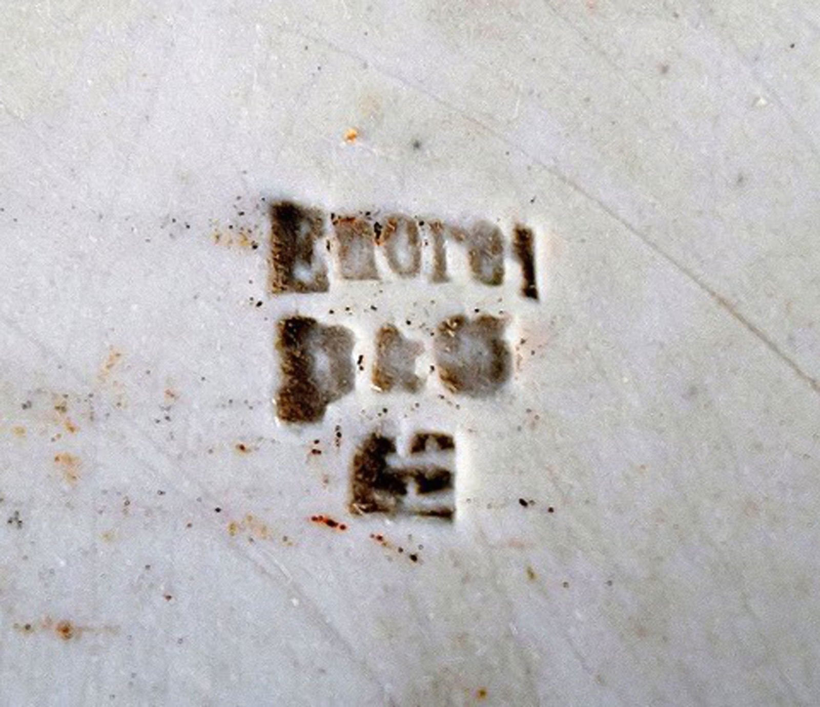 B&G (Bing & Grondahl) biscuit plate after Thorvaldsen. - 3