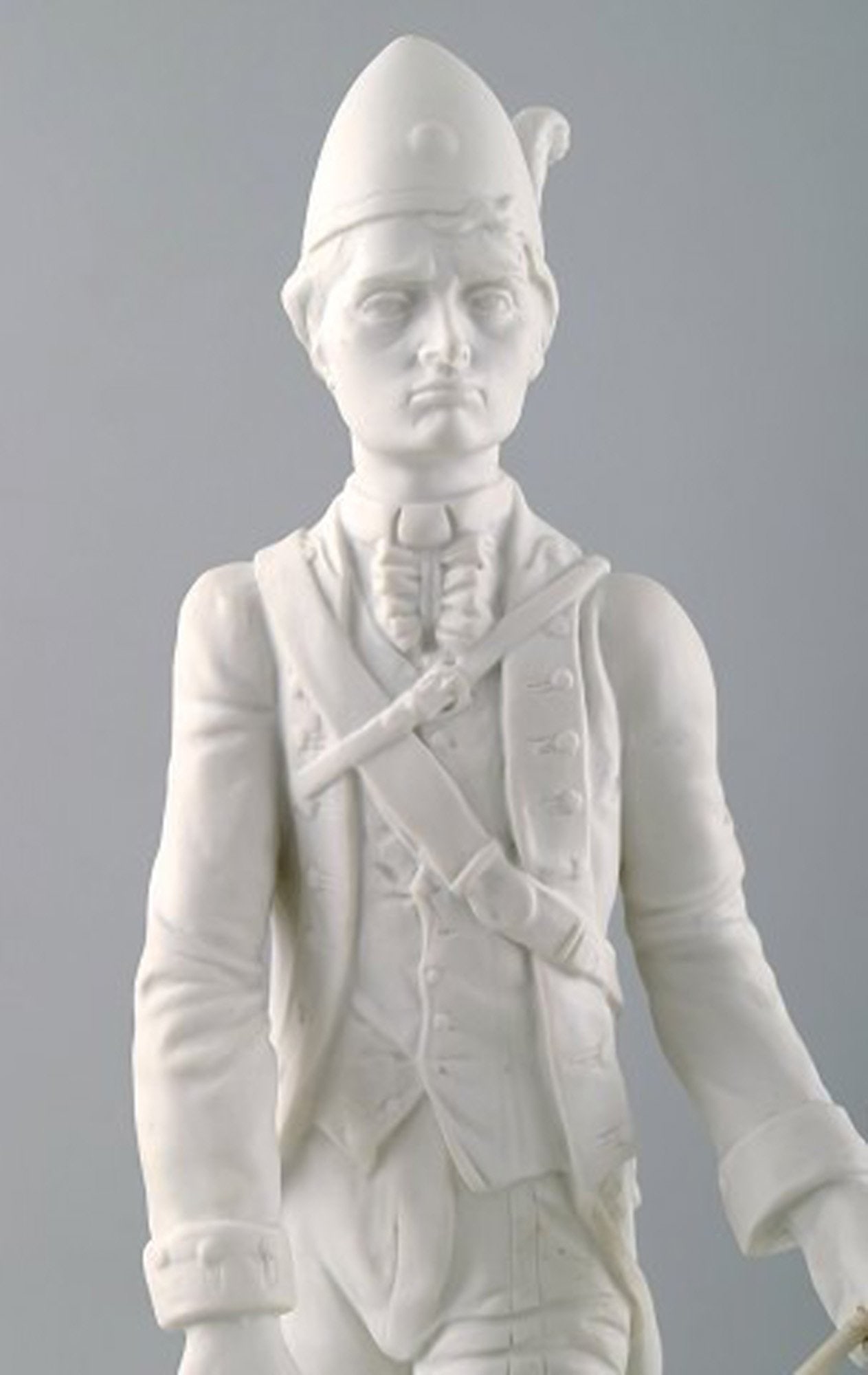 J. Bromley for B&G: "American Drummer Boy. 1st Maryland Circa 1776". A B&G bisquit figurine. - 5