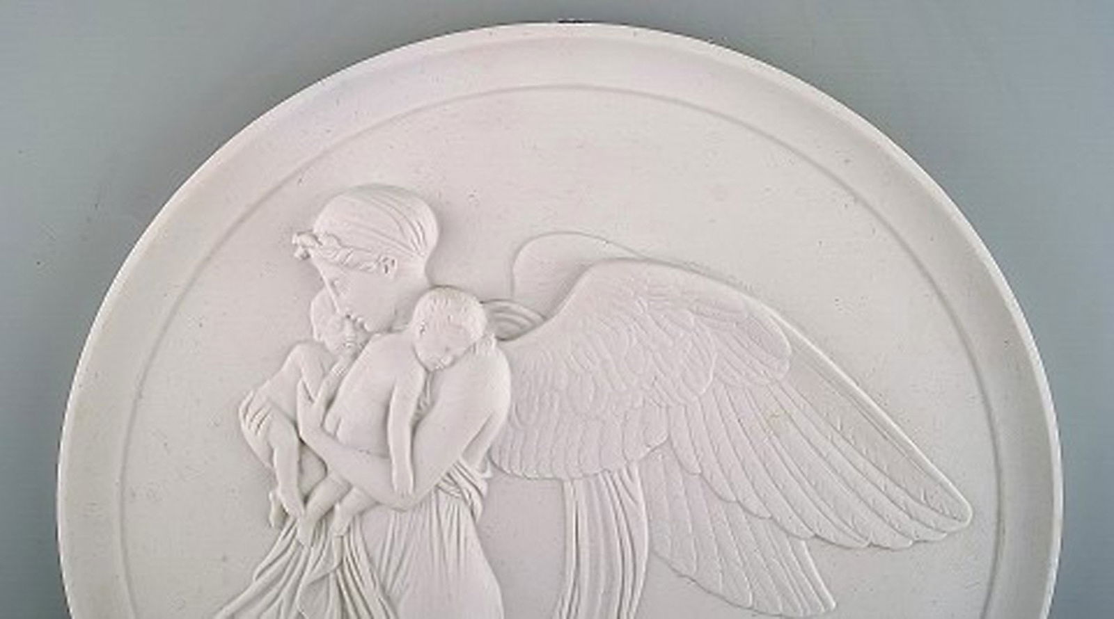 Royal Copenhagen biscuit plate after Thorvaldsen. - 2