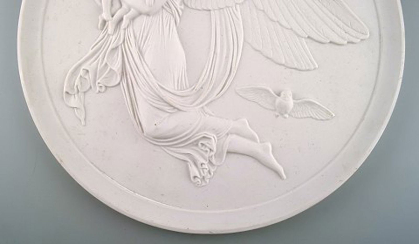 Royal Copenhagen biscuit plate after Thorvaldsen. - 3