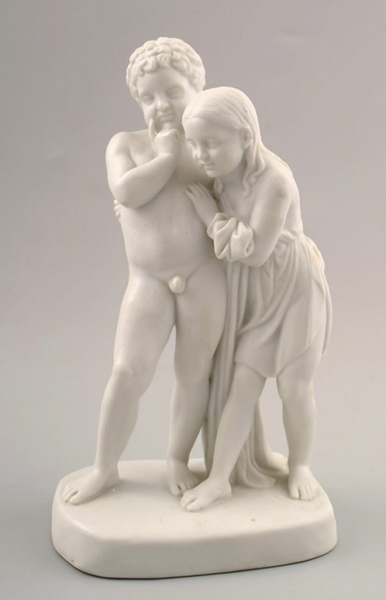 Antique B&G (Bing & Grondahl) Rare biscuit figure.: Title: Antique B&G (Bing & Grondahl) Rare biscuit figure. Description: Antique B&G (Bing & Grondahl) Rare biscuit figure. Measures: 20 cm. x 11 cm. 1st. factory quality, in perfect condition. Marked,