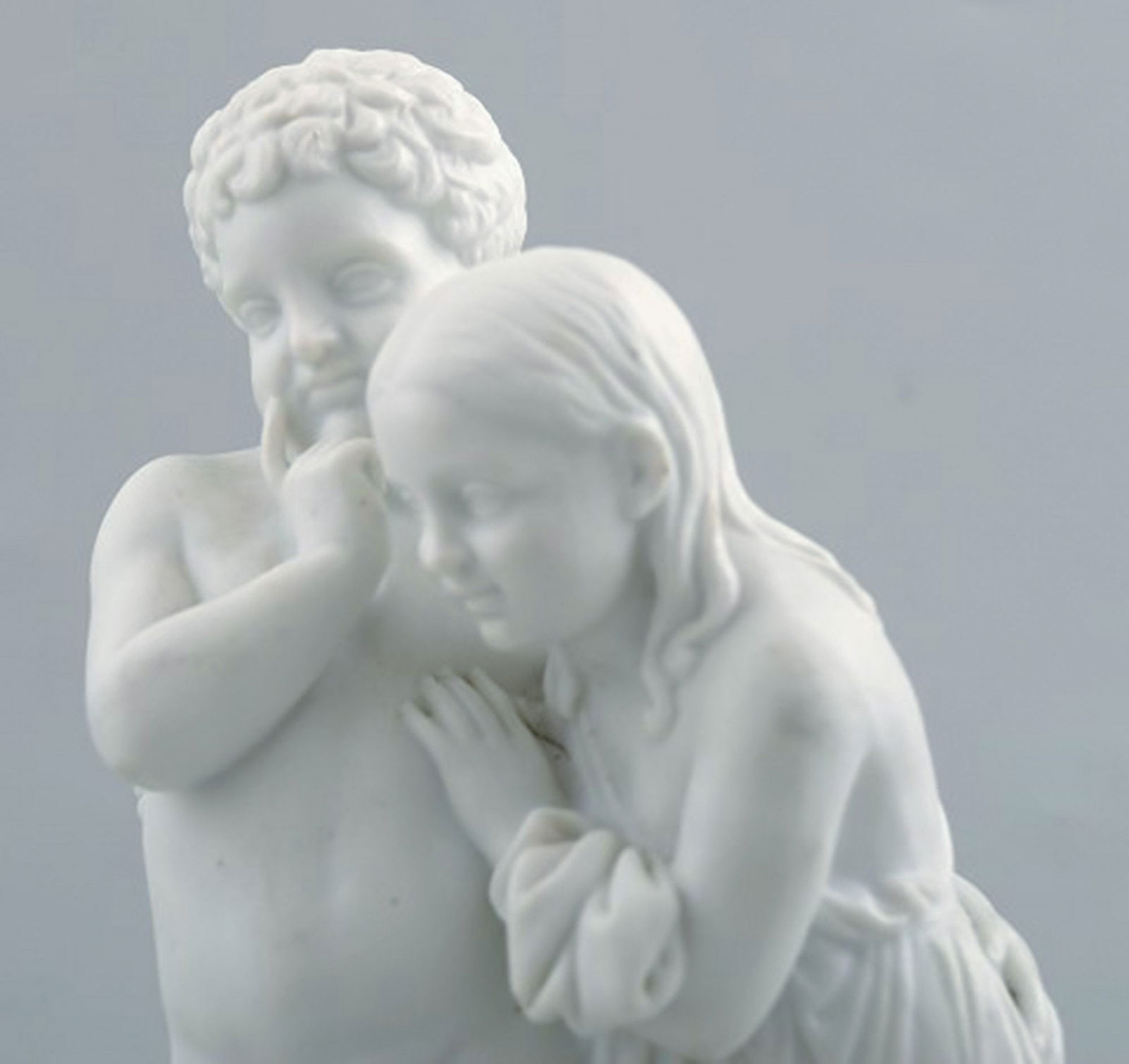 Antique B&G (Bing & Grondahl) Rare biscuit figure. - 4