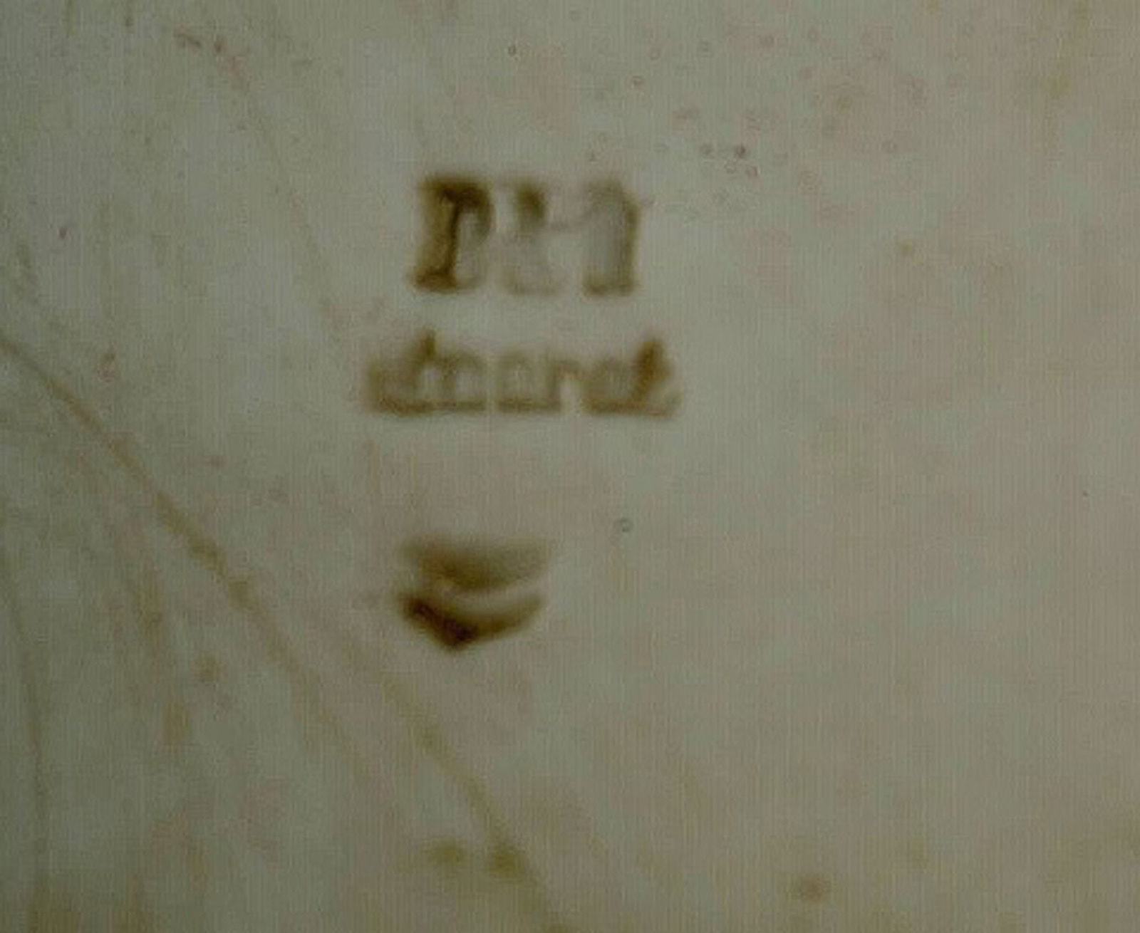 Rare B&G (Bing & Grondahl) large biscuit plate by Thorvaldsen, 1880s. - 4