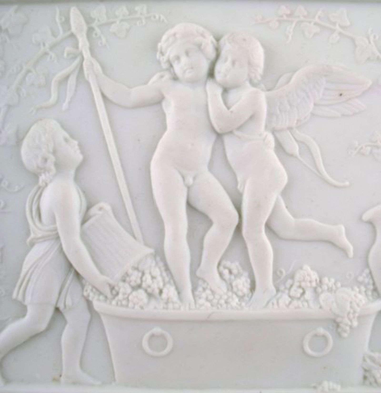 B&G Bing & Grondahl biscuit plate after Thorvaldsen. Late 1800 s. - 2