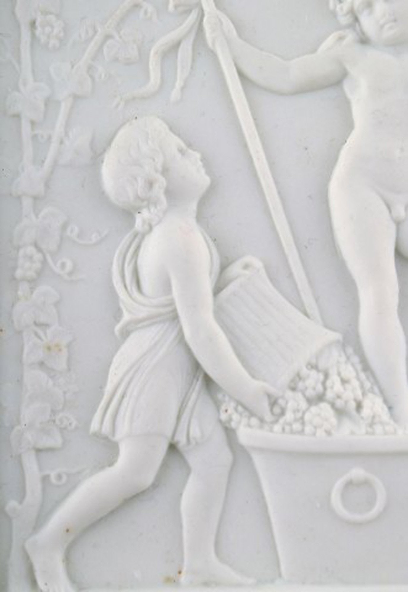 B&G Bing & Grondahl biscuit plate after Thorvaldsen. Late 1800 s. - 3