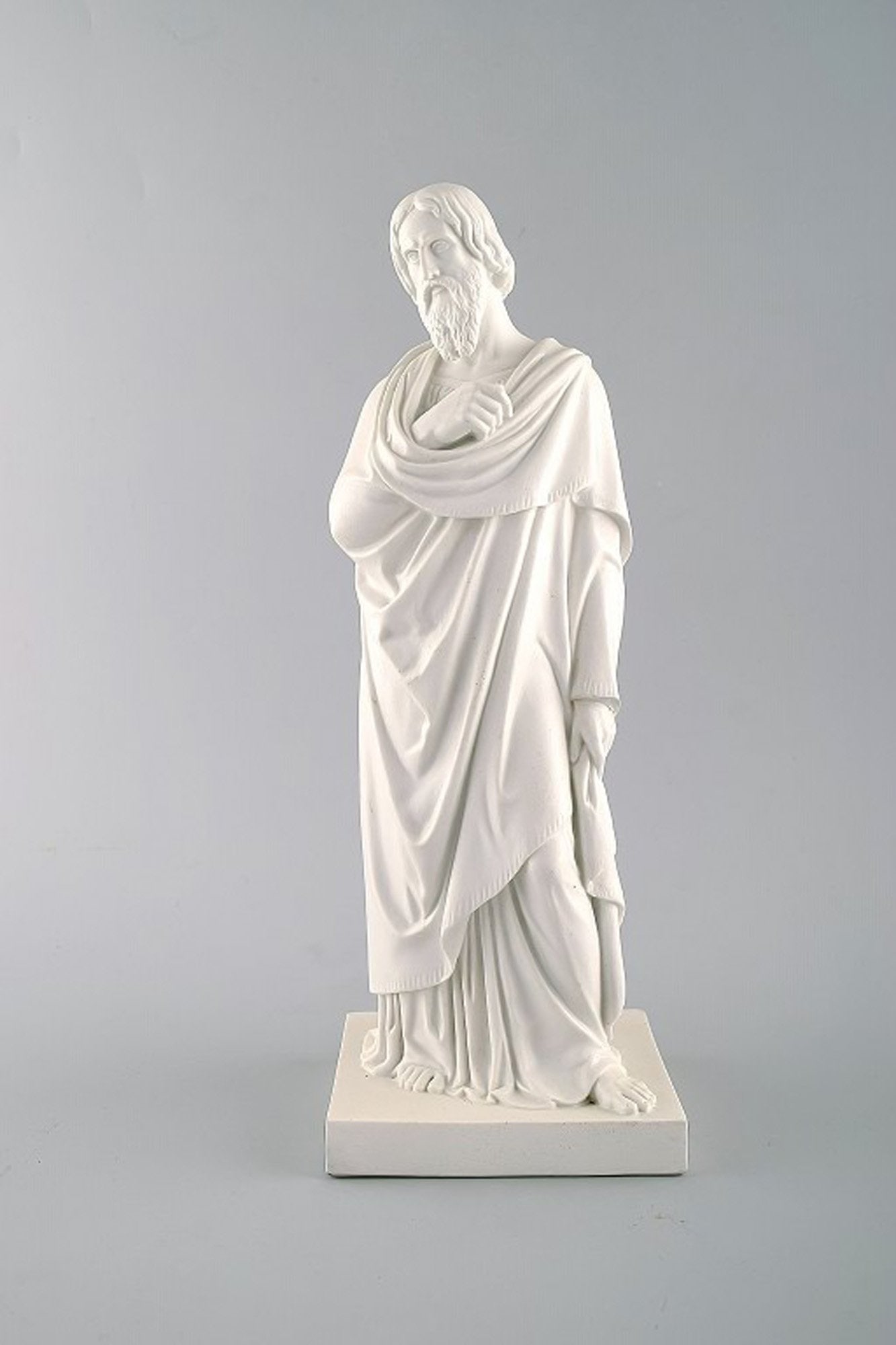 Antique and rare Royal Copenhagen sculpture in biscuit. Sculpture after Thorvaldsen. Ca. 1870.: Title: Antique and rare Royal Copenhagen sculpture in biscuit. Sculpture after Thorvaldsen. Ca. 1870. Description: Antique and rare Royal Copenhagen sculpture in biscuit. Sculpture after Thorvaldsen.