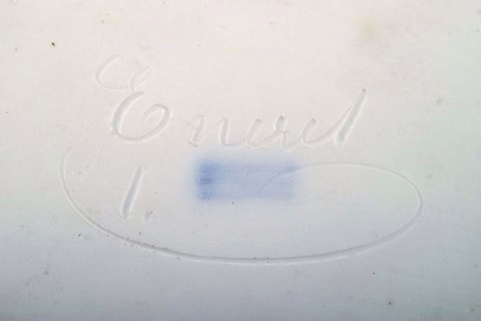 Royal Copenhagen after Thorvaldsen. Antique rare biscuit plaque. Three angel boys. 1870's. - 4