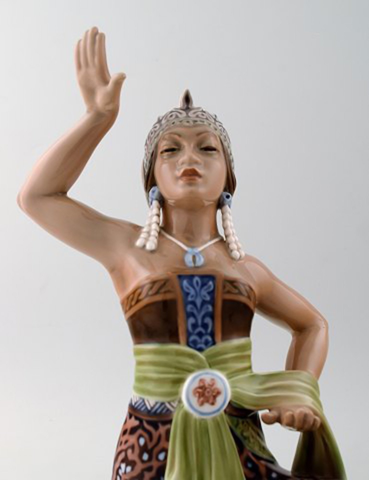 Rare Dahl Jensen, Denmark, dancer 1208 Oriental figure Sumatra dancer - 3