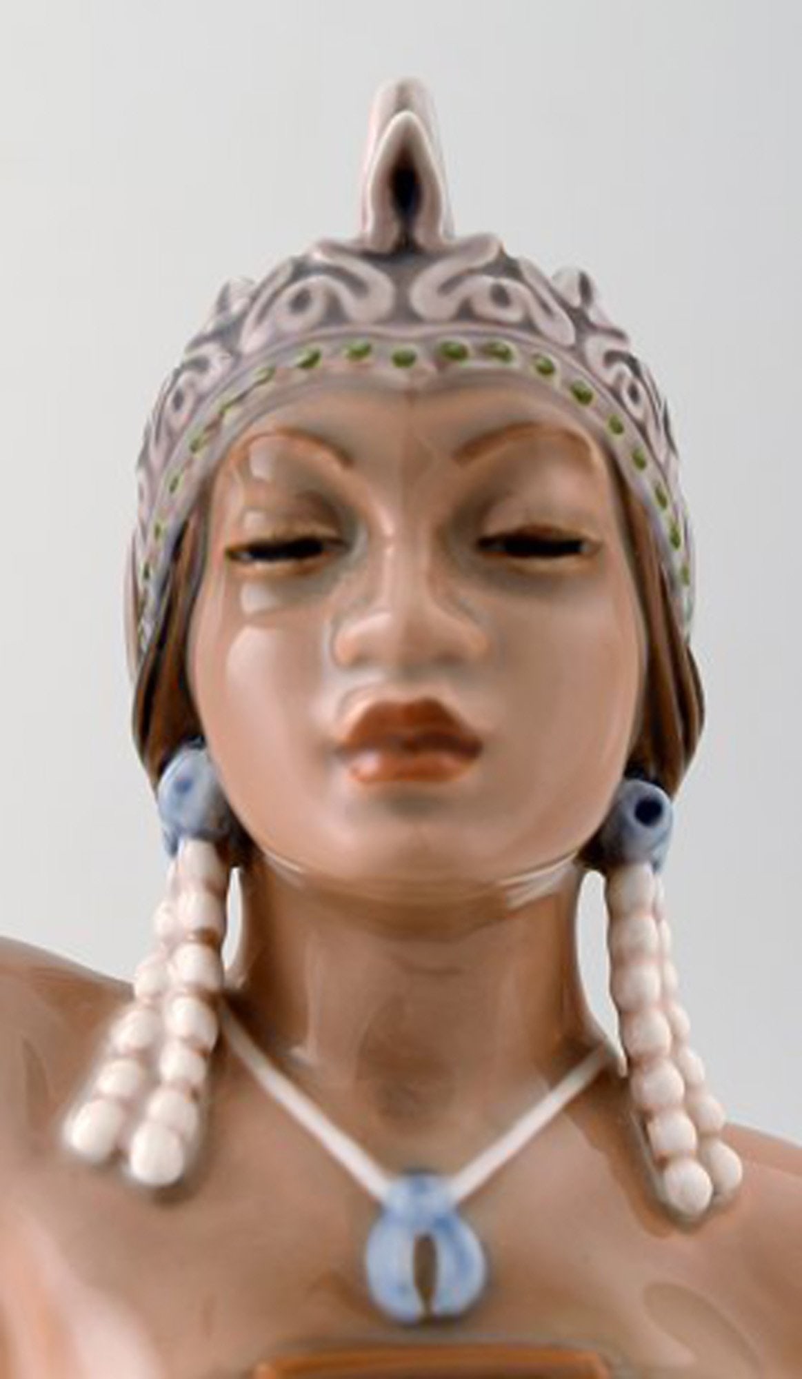 Rare Dahl Jensen, Denmark, dancer 1208 Oriental figure Sumatra dancer - 6