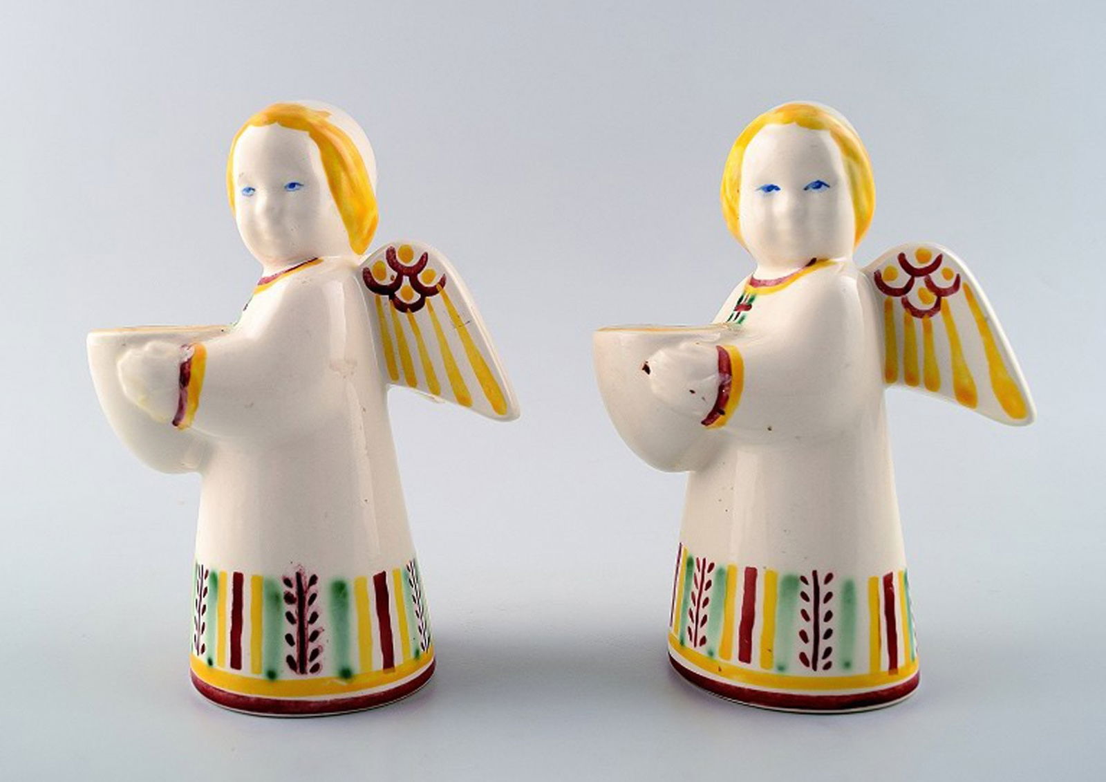 Aluminia, angel: Title: Aluminia, angel Description: Aluminia, angel. In perfect condition. Hallmarked. Height 13 cm. Reserve: $95.00 Shipping:Domestic: Shipping rates are determined by