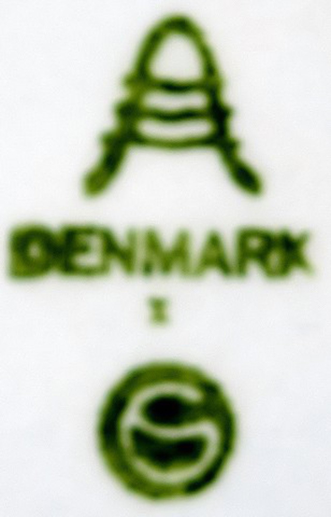 Butter Bowl / lidded honey/jam jar. Aluminia/Royal Copenhagen blue line, earthenware. - 4