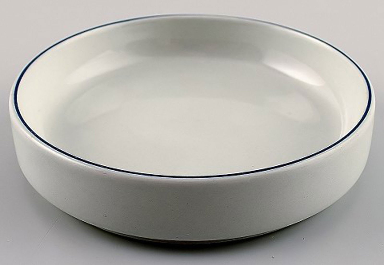 Coasters. Aluminia/Royal Copenhagen blue line, earthenware. 3 pcs. in stock. - 2