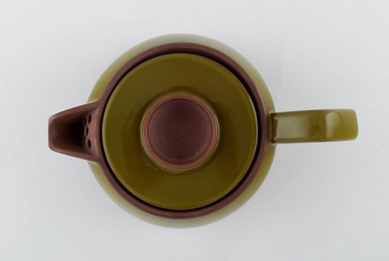 Timiana dinner service from Aluminia in faience. Consisting of 4 tea cups with saucers and tea pot. - 6