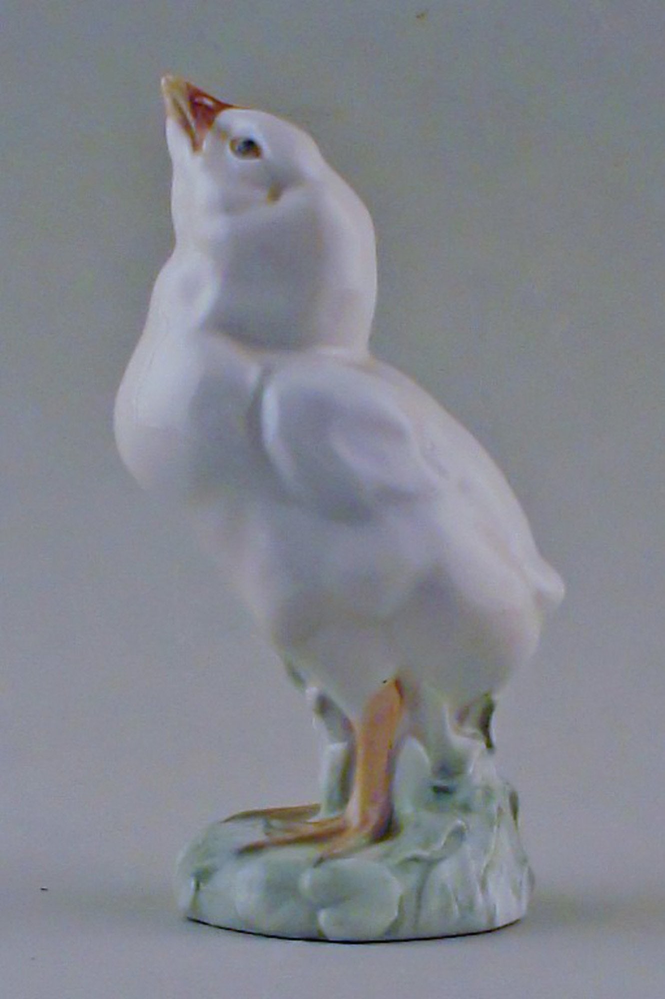 Royal Copenhagen Turkey Chick number 1185.: Title: Royal Copenhagen Turkey Chick number 1185. Description: Royal Copenhagen Turkey Chick number 1185. Measures 11cm x 8cm. Designed by Ingeborg Nielsen. Before 1923, in good condition, factory