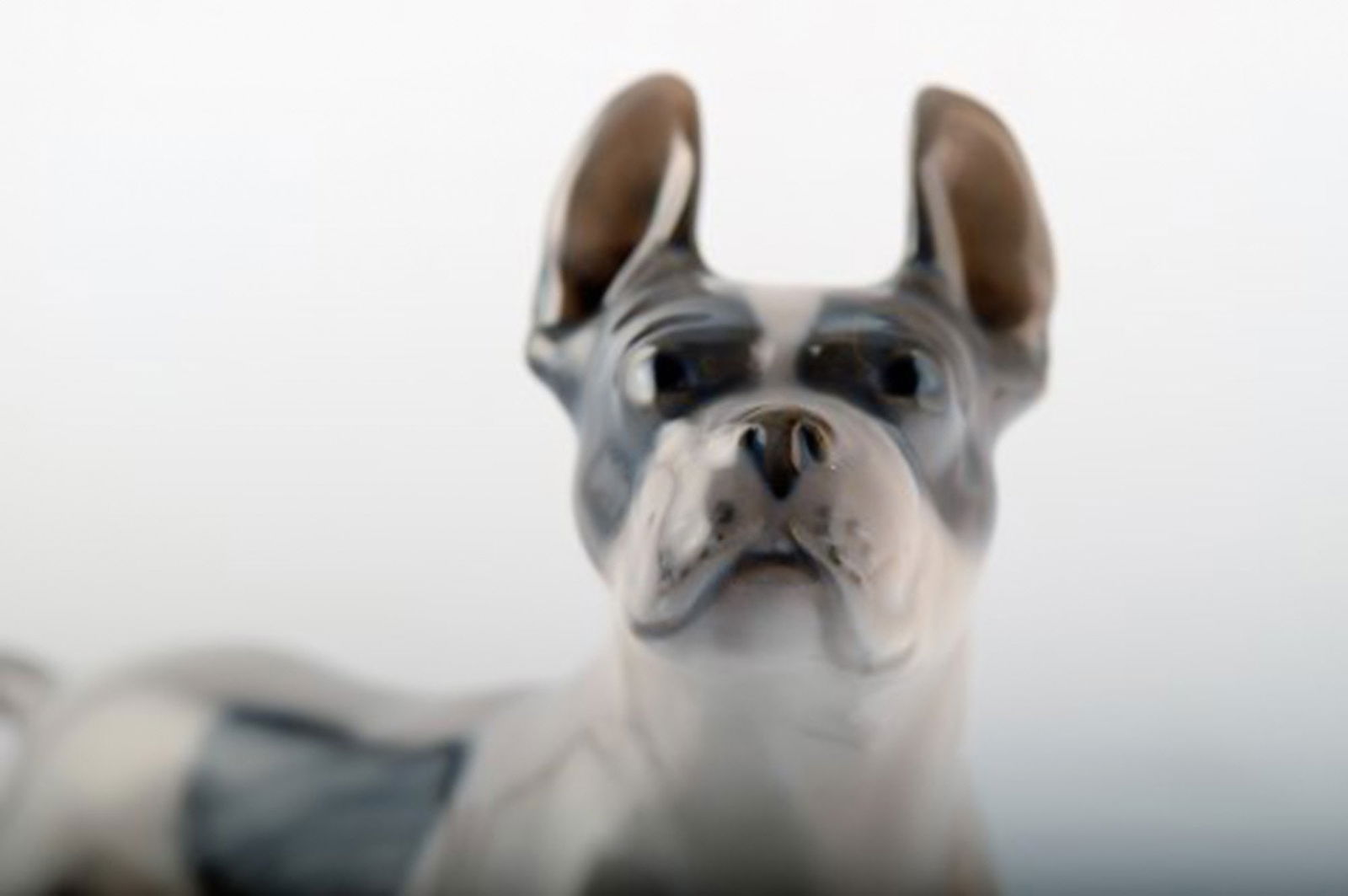 VINTAGE Royal Copenhagen BOSTON TERRIER FIGURINE #1452/1457. - 2