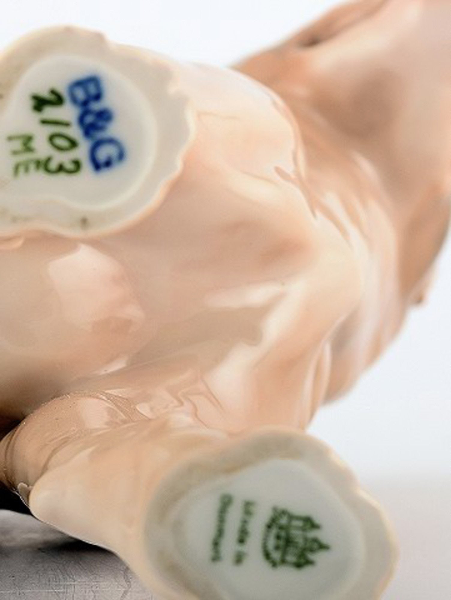 Bing & Grondahl 2103, standing German shepherd. - 4