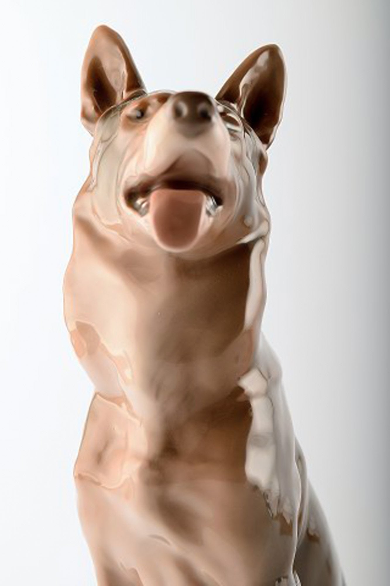 Bing & Grondahl 1765, standing German shepherd. - 2