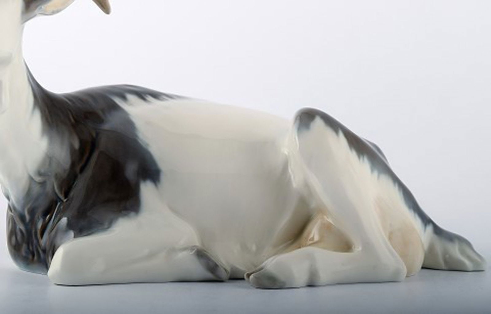 Royal Copenhagen goat, number 466. - 3