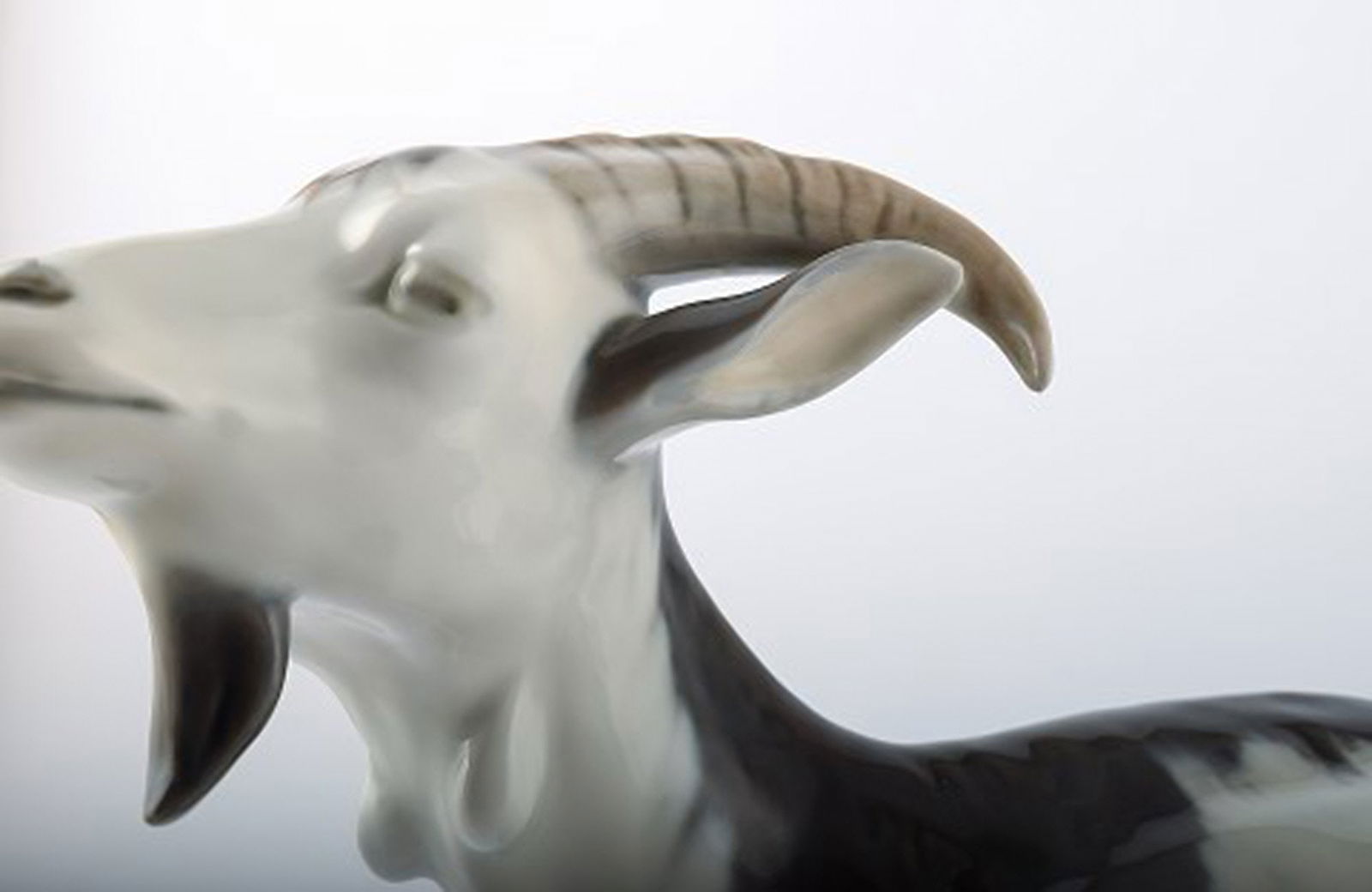 Royal Copenhagen goat, number 466. - 4