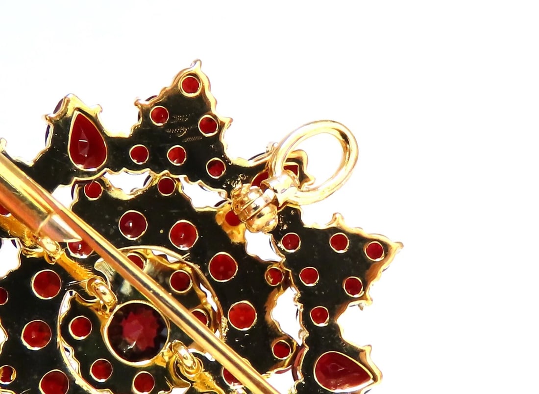 Cosmopolitan 14kt Gold Garnet Pin 14kt** - 3