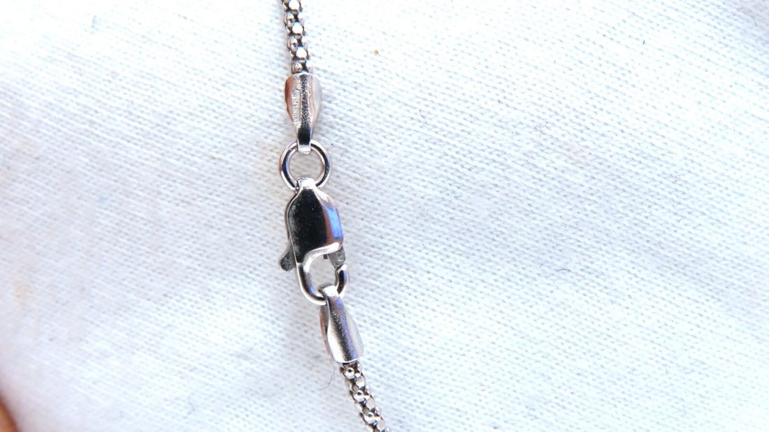 14kt Gold Key charm necklace ** - 3