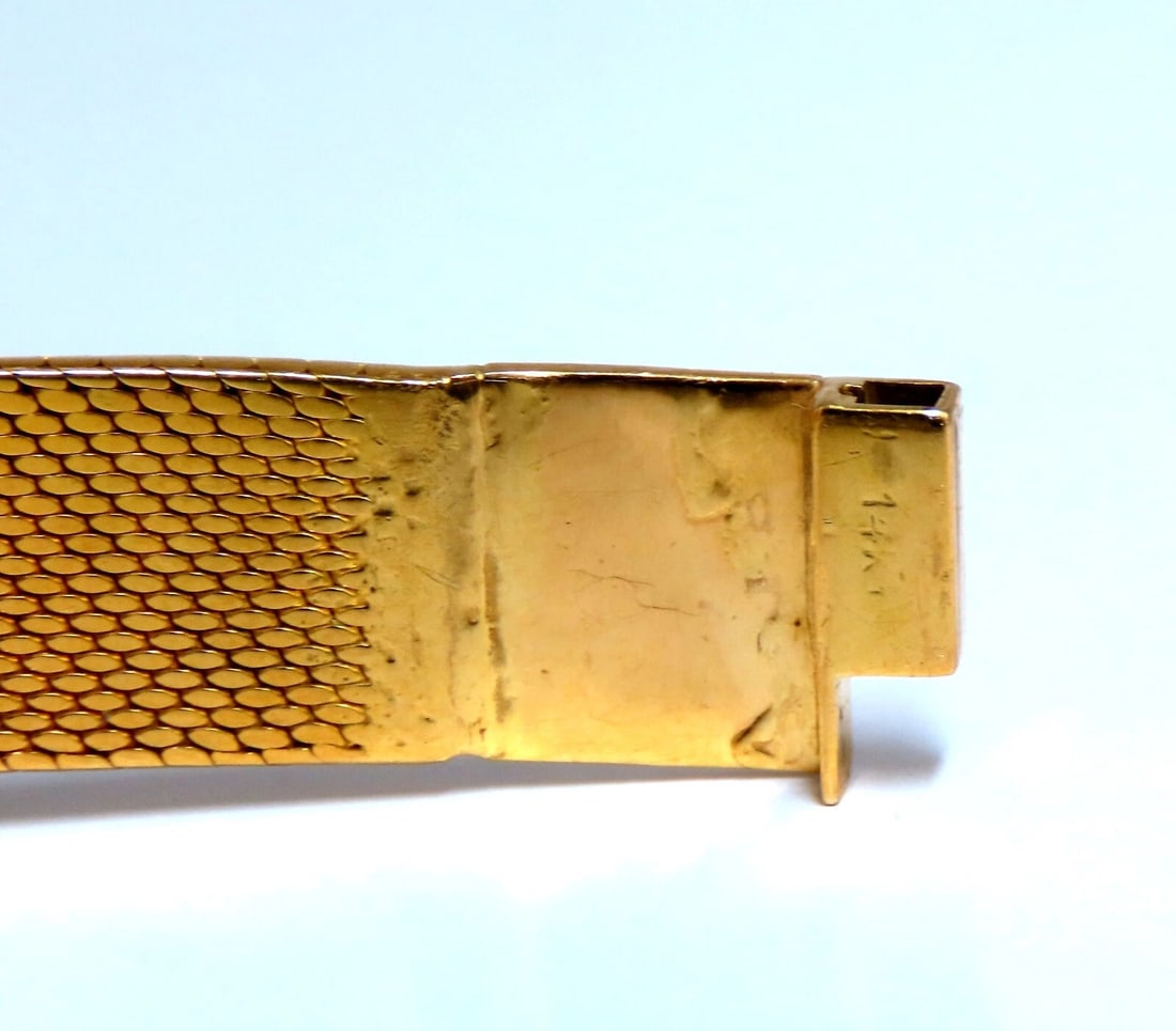 Bulova Dior Vintage Ladies 14kt Gold Watch Diamond Dial** - 3